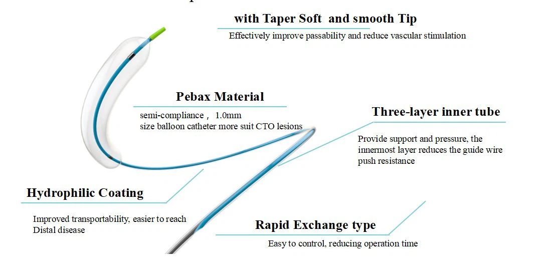 Semi-compliance PTCA Balloon
